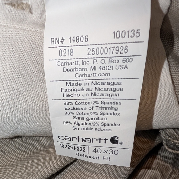 Carhartt Relaxed Fit Pants - Picture 9 of 9